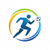3377体育官方Logo - 橙色与深蓝色交织的盾牌与火焰图案